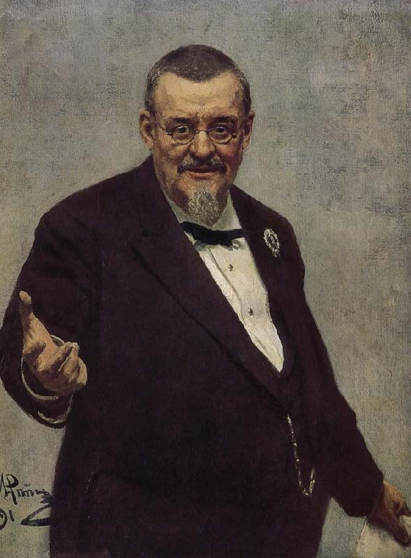 Ilia Efimovich Repin Si Pasuo Weiqi portrait oil painting image